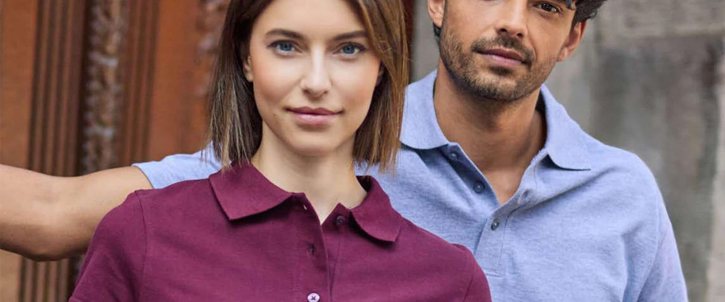 Modellen in hoogwaardige bedrijfskleding van Clothing Professionals